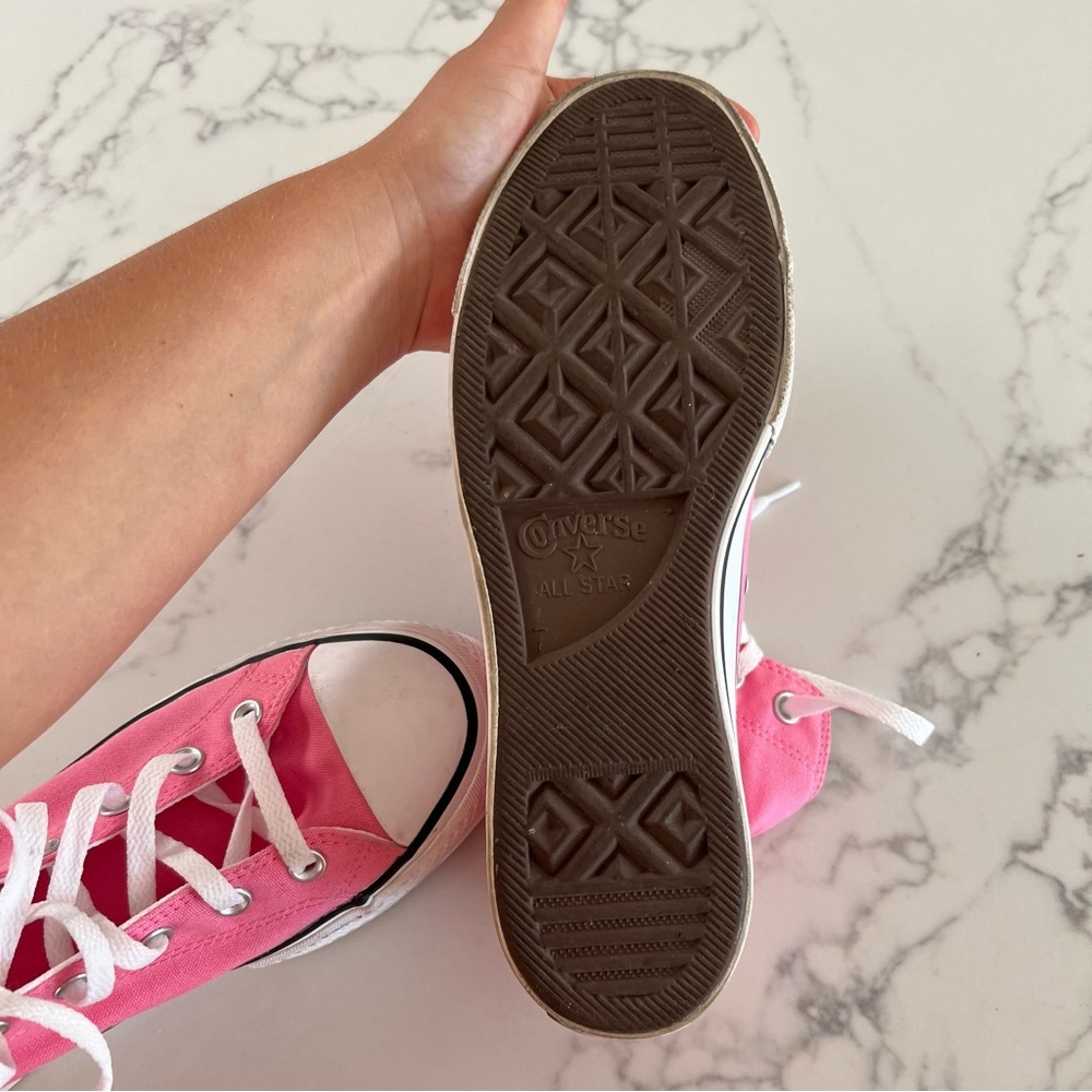 Converse Chuck Taylor All Star Lift Platform Sneakers - Pink - Size 9 - Picture 4 of 9